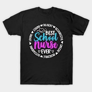 Best School Nurse Ever Cool T-Shirt